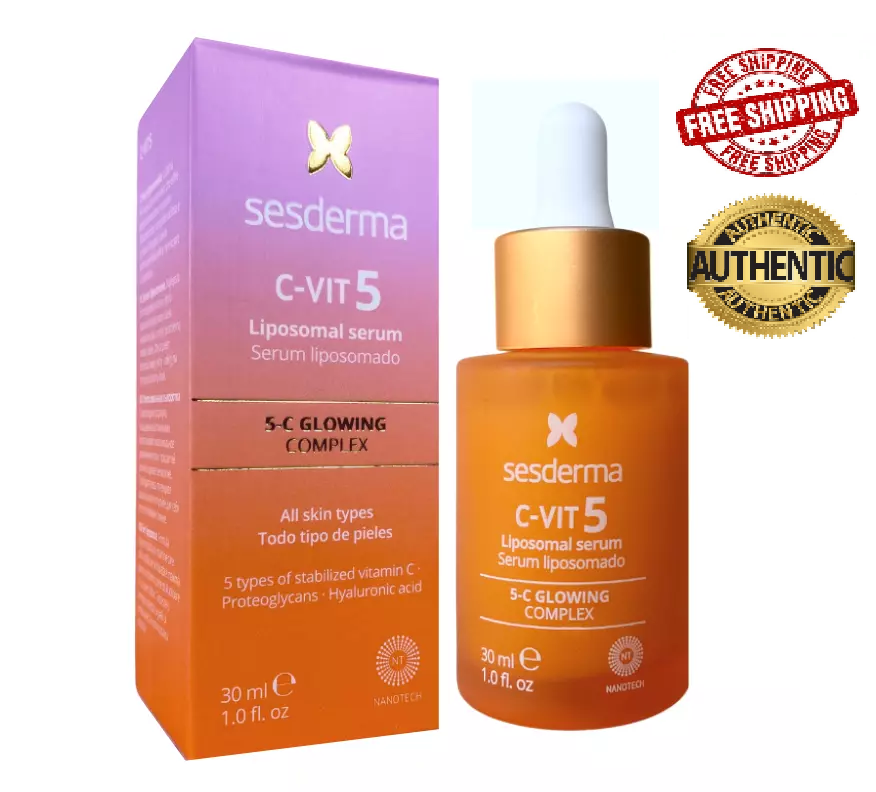 Sesderma C-Vit 5 Liposomal Serum C-5 Glowing Complex 1.0oz / 30ml Exp 11/2026