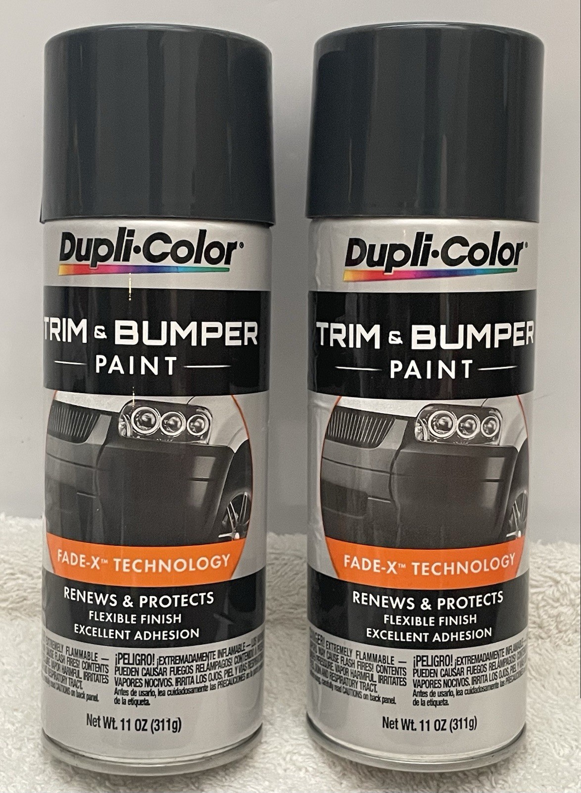 Dupli-Color TB102 Charcoal Black Trim and Bumper Spray Paint 11 fl. oz. (2-Pack)