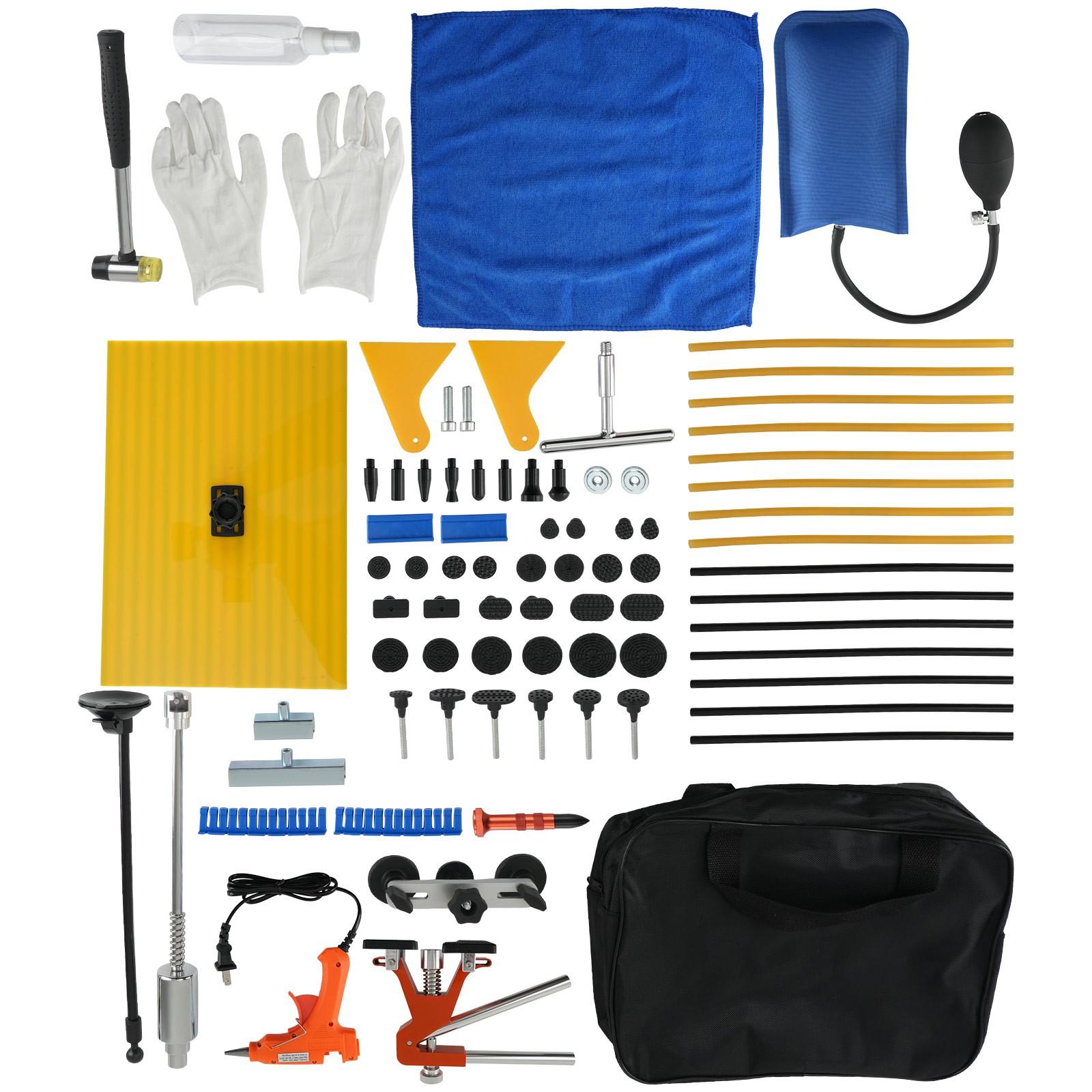 Body Dent Removal Kit for Car Vehicle PDR Repair Tool Bridge Puller w/Tabs