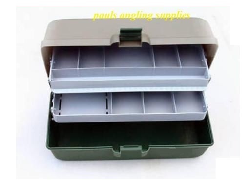 Angling Supplies  2 Tray Cantilever Fishing Tackle Box