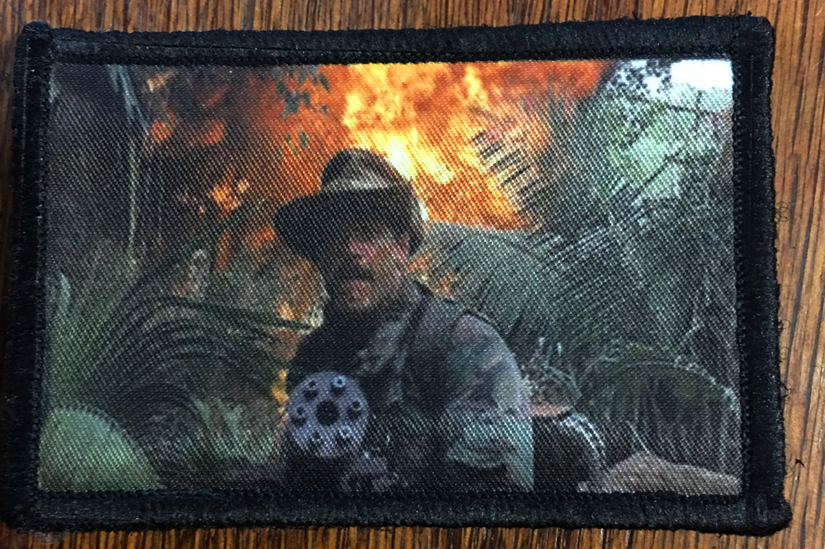 Predator Movie Dillon Arnold Schwarzenegger Morale Patch Tactical ARMY Hook USA