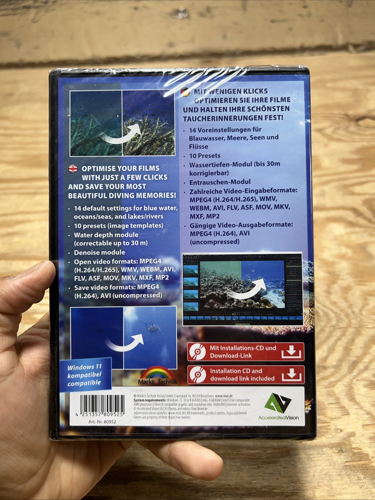 DIVE #1 VIDEO – Improve your underwater videos easily - video editing software