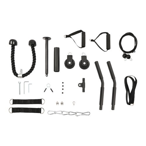 Fitness Cable LAT Pulley System Pull Down Machine Attachments Workout Equipment