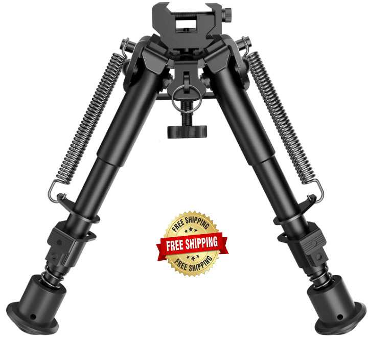 Bipode Para Rifle De Caza - Rifl Tactico Super Resistente Ajustable De 6 A Nuevo