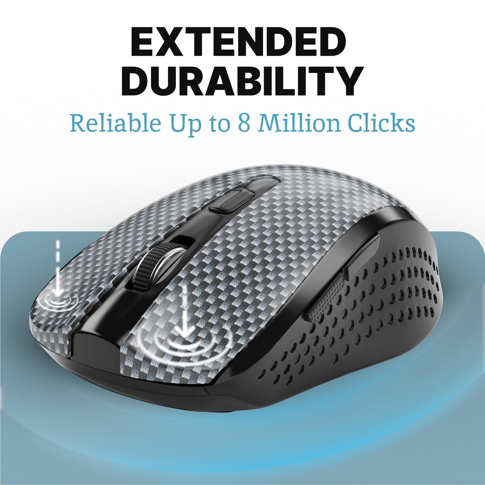 Silent Mouse Wireless – Computer Mouse Wireless, Mouse for Laptop, Mouse U
