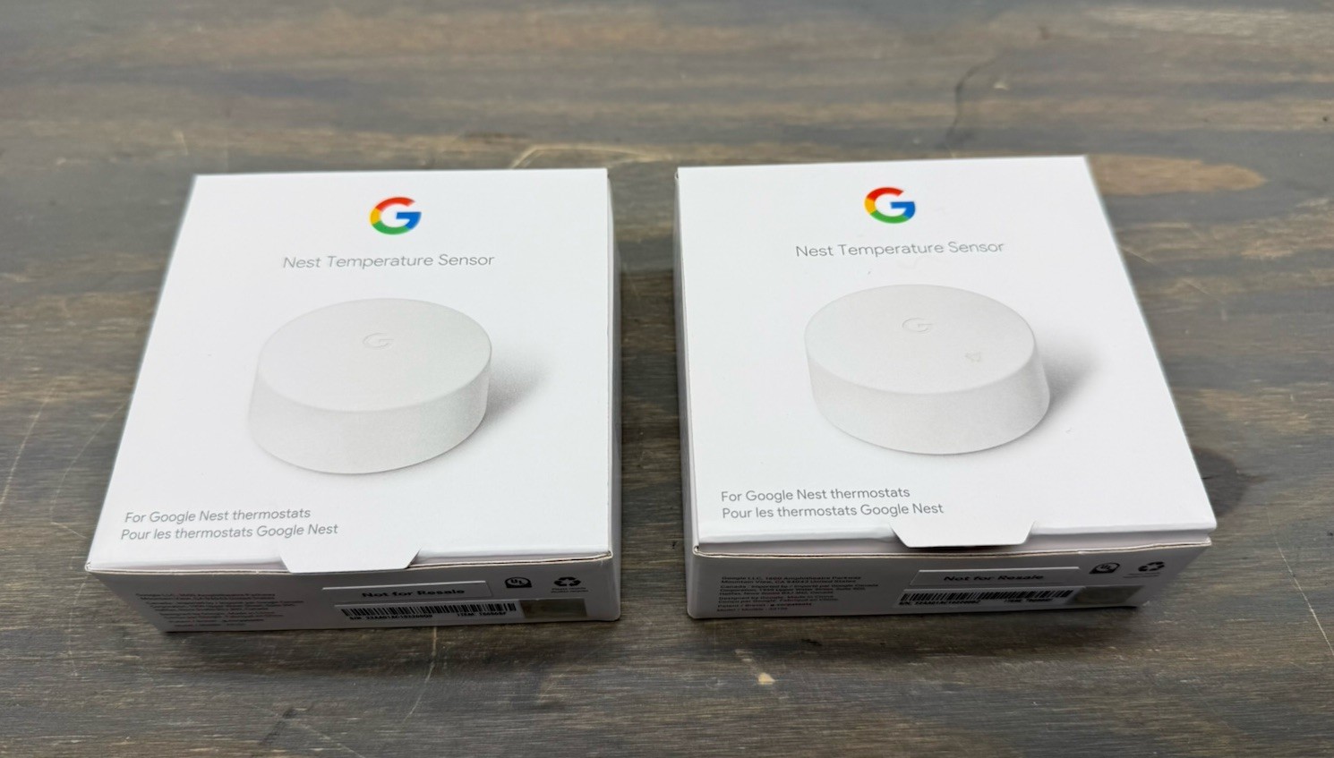 Google Nest Temperature Sensor T5050SF  - X2 Free Shipping!