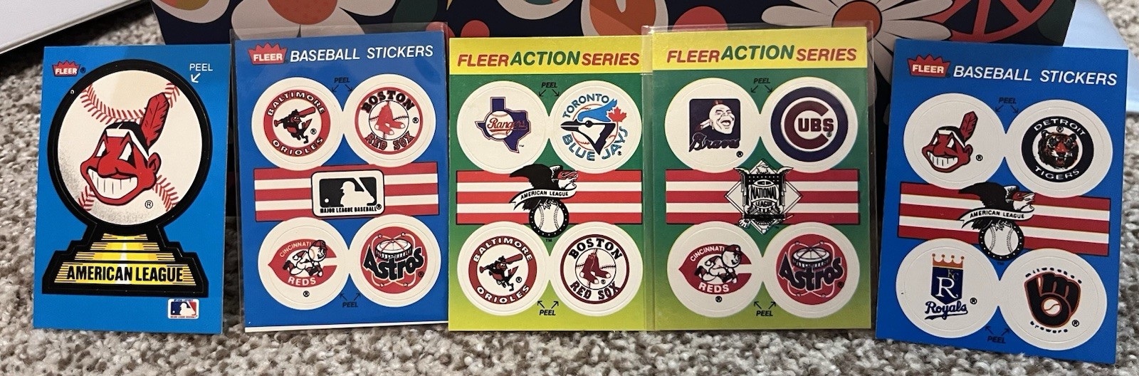 1990 MLB Stickers