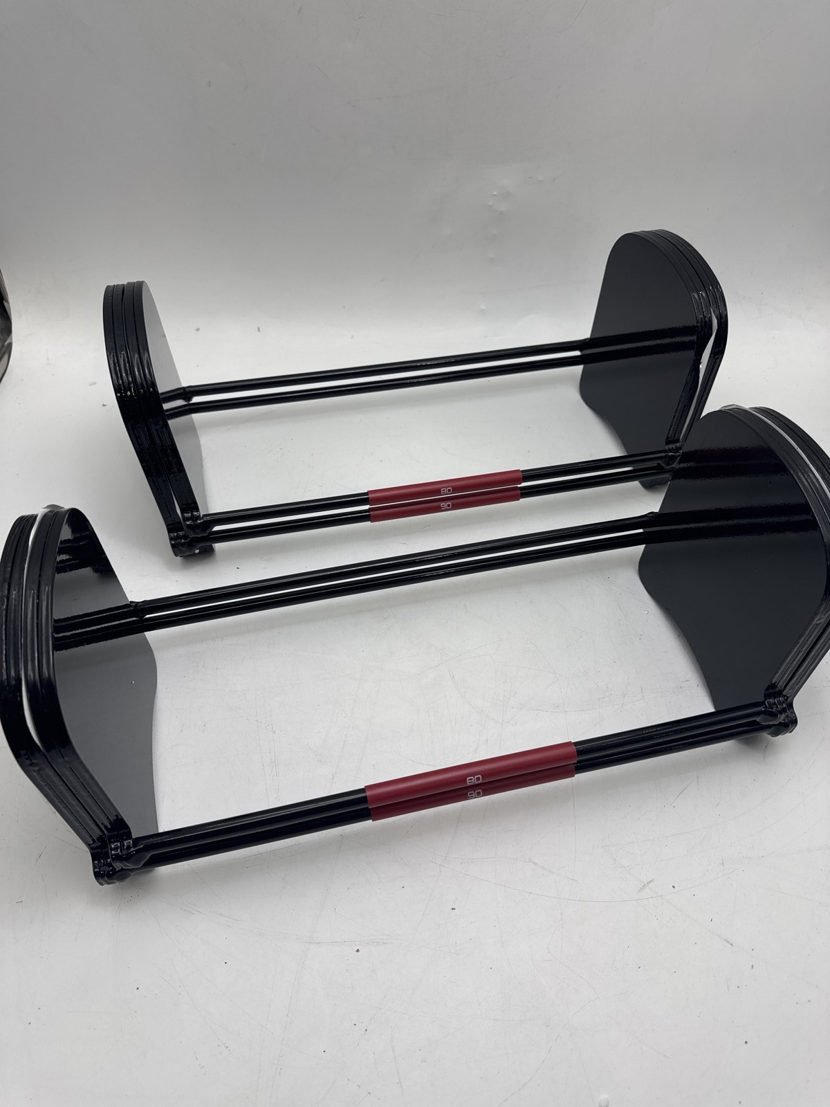 POWERBLOCK ADJUSTABLE DUMBBELL SET - 70 TO 90LBS - BLACK