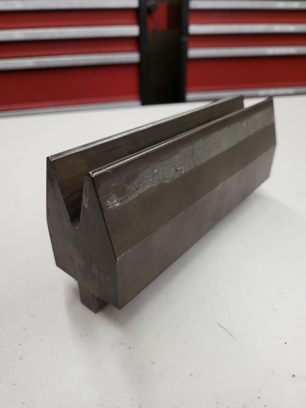 7.5" Long Press Brake Tooling Acute V Die 1" Opening 3.25" Tall BTB2