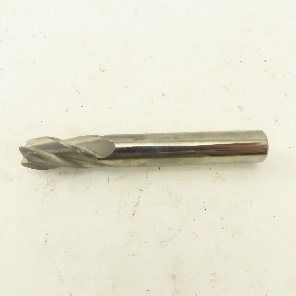 1/2" Dia. Solid Carbide 4 Flute Spiral Square End Mill 3-1/2" OAL 1" Flutes
