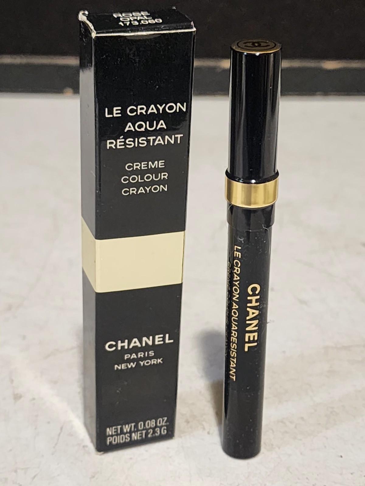 NEW IN BOX CHANEL CREME COLOR CRAYON 173.060 ROSE OPAL .08 OZ 2.3G