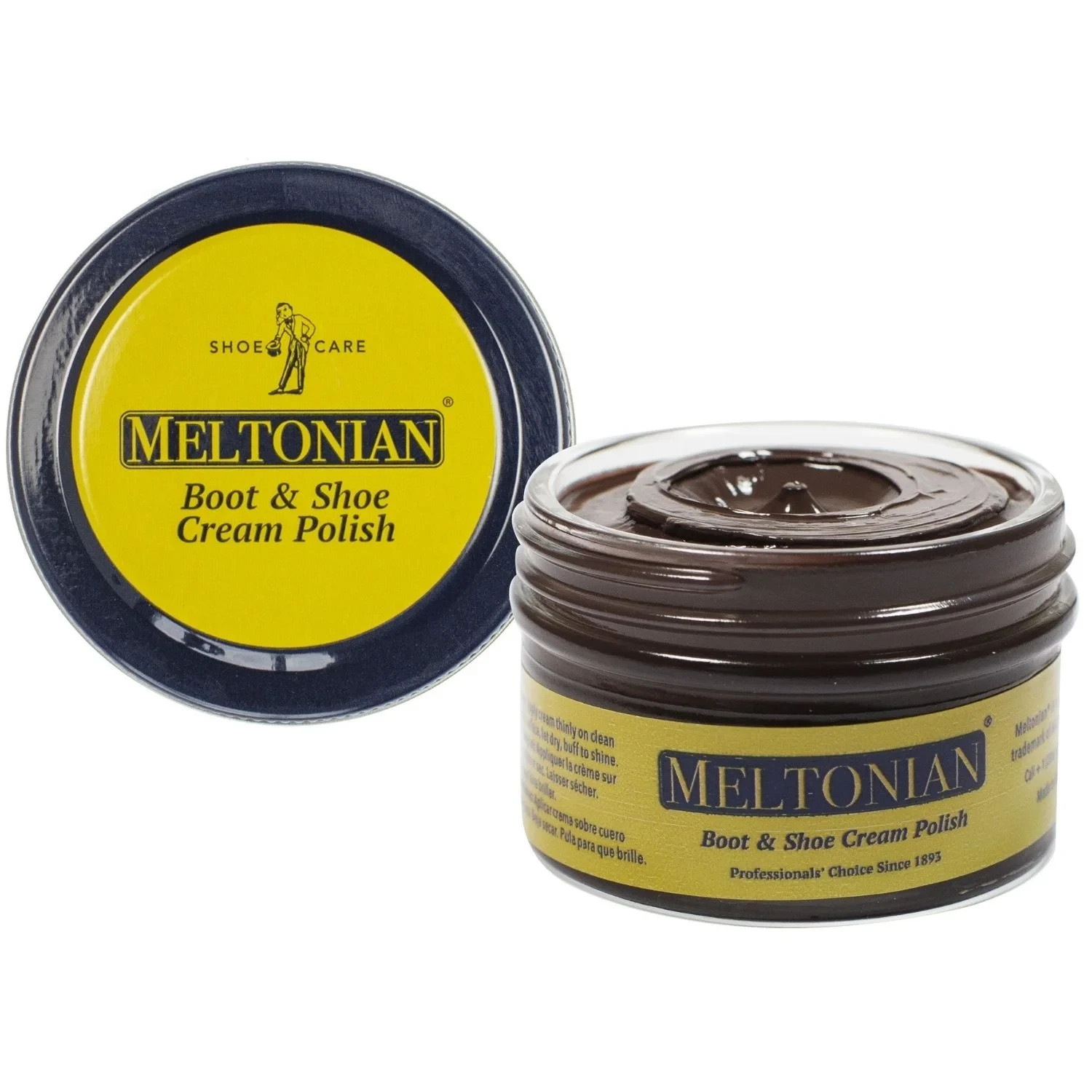 Meltonian Premium Shoe Cream Polish 1.70 Oz.
