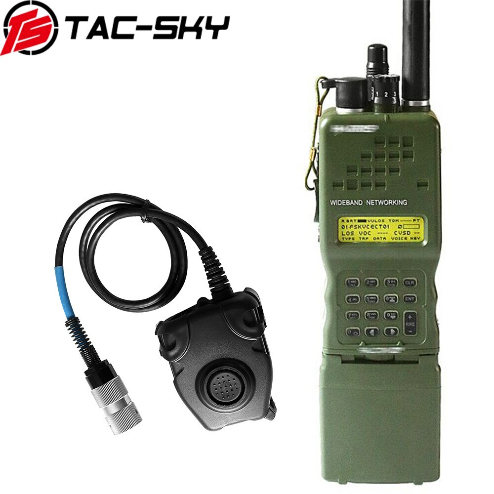 TAC-SKY AN/PRC152 152a Virtual Intercom Box with 6-pin PTT for Tactical Headset