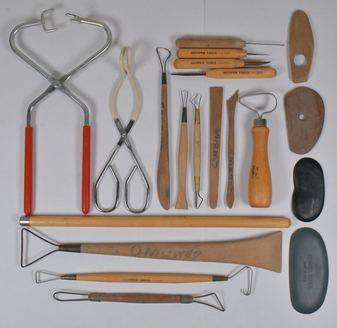 LOT of Vtg Model Clay Sculpting Tools KEMPER & More Shaping Sculpture Craft