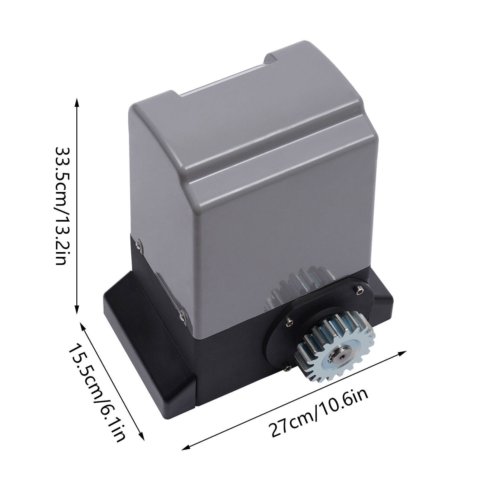 4400lbs Electric Sliding Gate Opener Garage Door AC Motor w/ 2 Remotes 6m Rack !