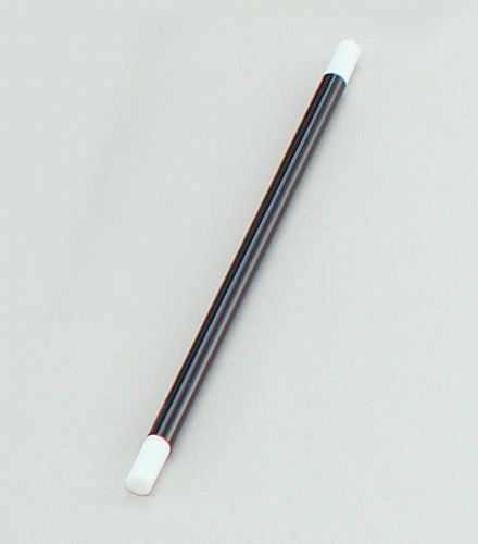 Magic Wand Prop 13 1/2" Black W/ White Tips Plastic Magician / Clown Prop