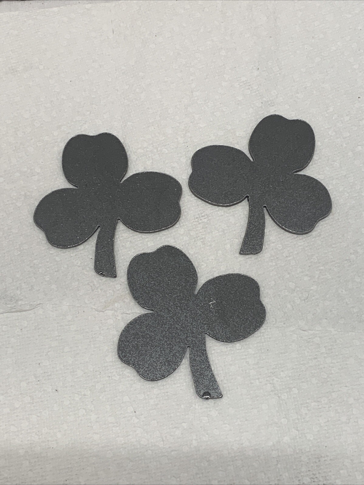 Clover blanks Set Of 3 Ready To Forge Plasma Cut Blacksmith Made In Indiana Leaf