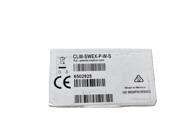 CRESTRON CLW-SWEX-P-W-S ITEM#6502925 WHITE SMOOTH. CAMEO Wireless In-Wall Switch