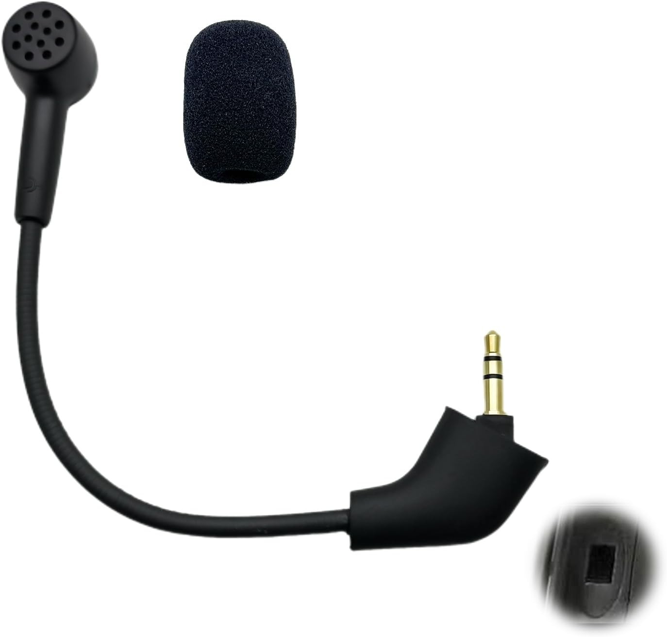 Omnidirectional Replacement Mic with Noise-Canceling Tech for HyperX Headsets