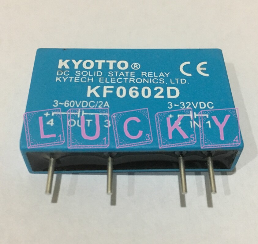 1PC New FOR KYOTTO KF0602D 3-60VDC/2A Solid State Relay replacement