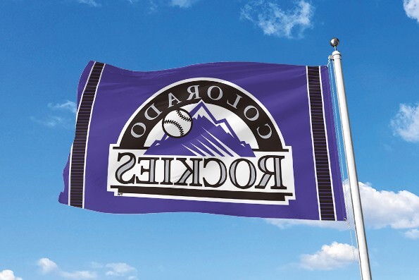 COLORADO ROCKIES 3'X5' FLAG/BANNER **100% FULL COLOR ON BOTH SIDES OF THE FLAG**