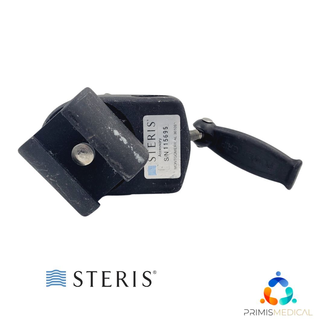 Steris Clark Rail Socket 3-Way Adjustable Clamp, 350 lb Capacity Standard Rail