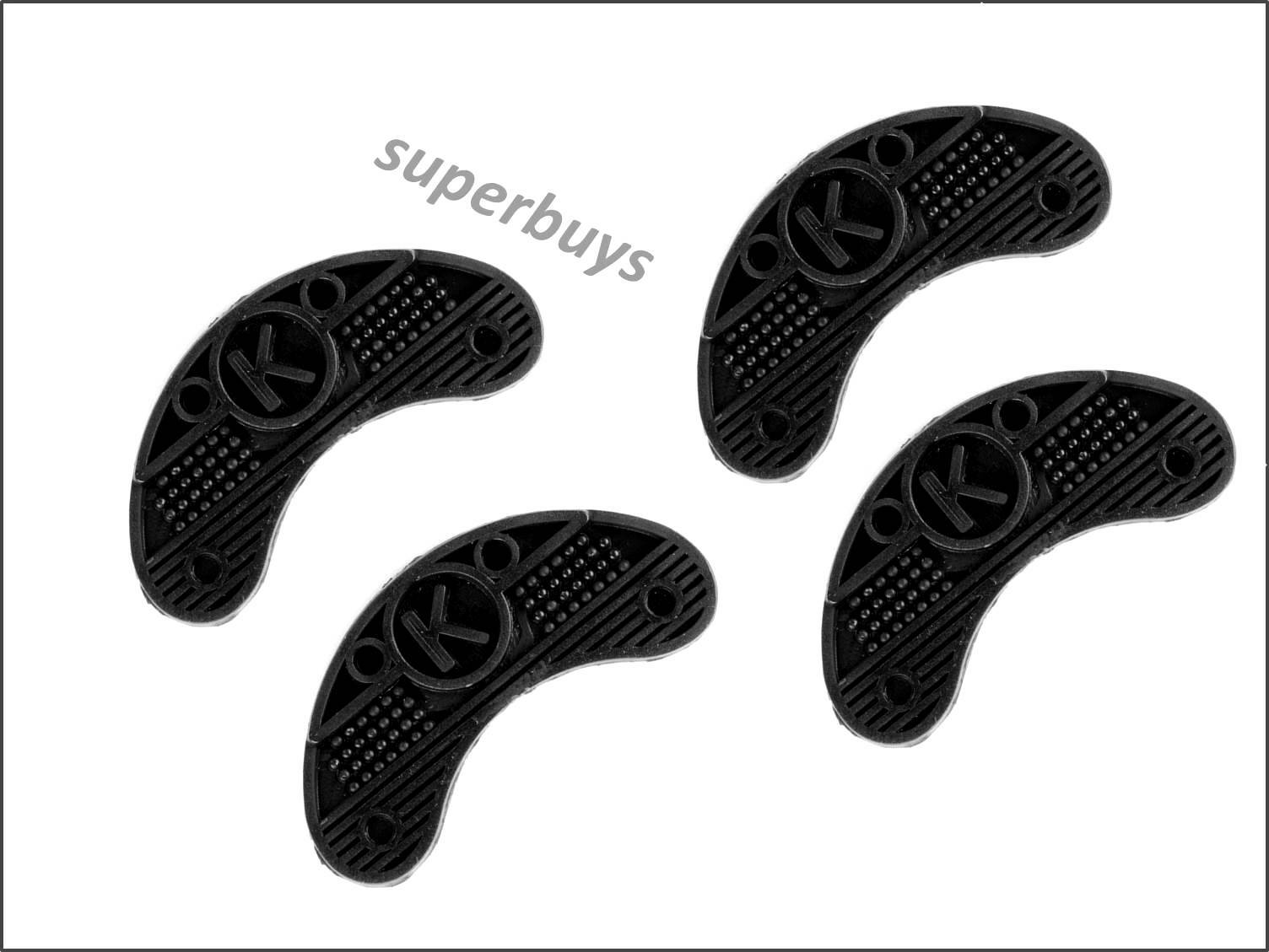 4pc Rubber Toe Heel Plates Protect Sole Shoe Repair Guard Durable Protection Pad