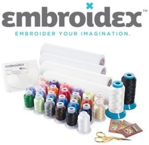 Begin Your Embroidery Journey: Starter Kit with Thread, Needles & Free Designs