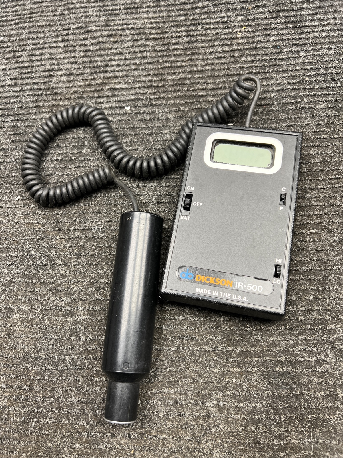 Used Dickson IR-500 Infrared Temperature Measuring Sensor 9V-DC