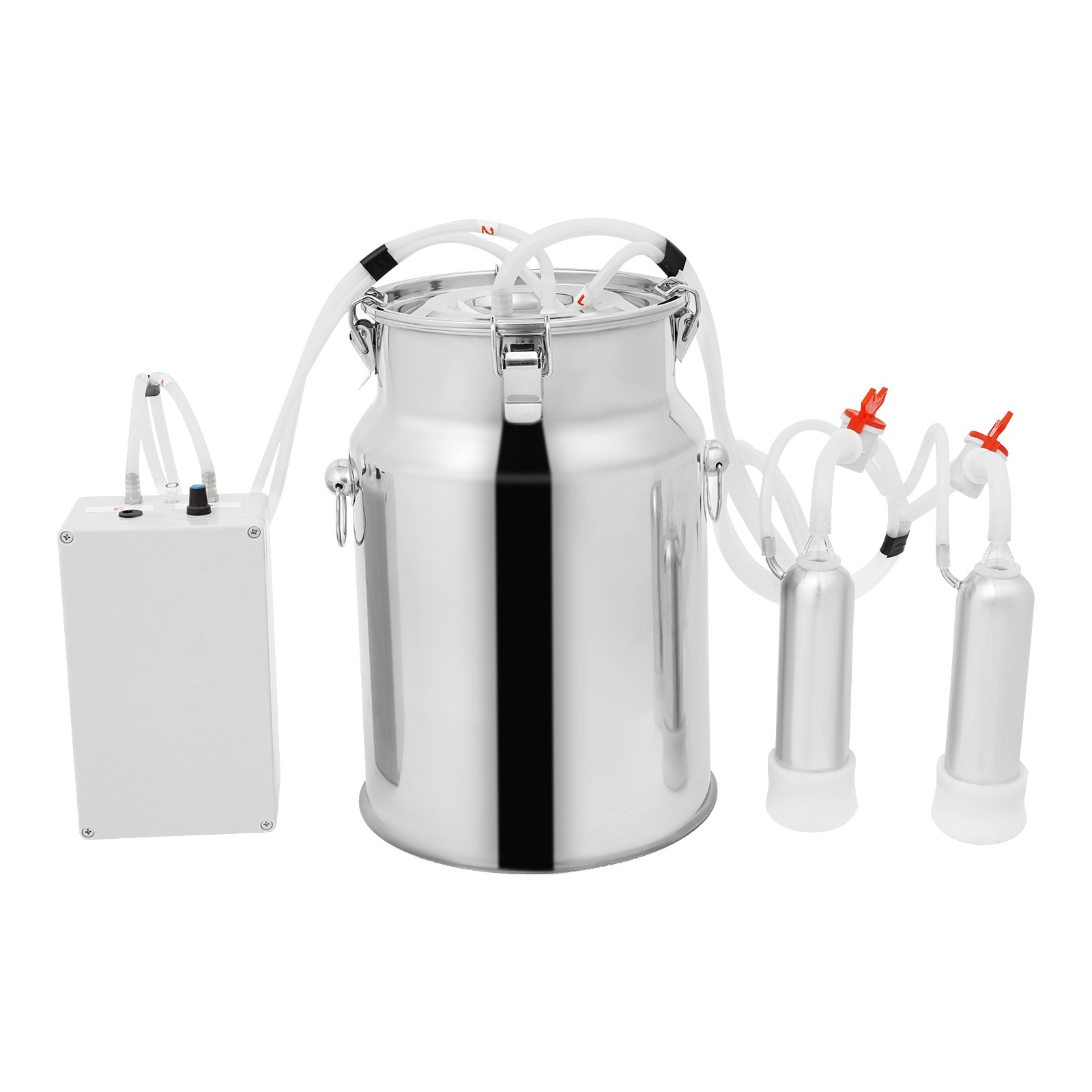 Pulsation Cow Milking Machine, Electric Cow Milker, Milking Machine with Stainle