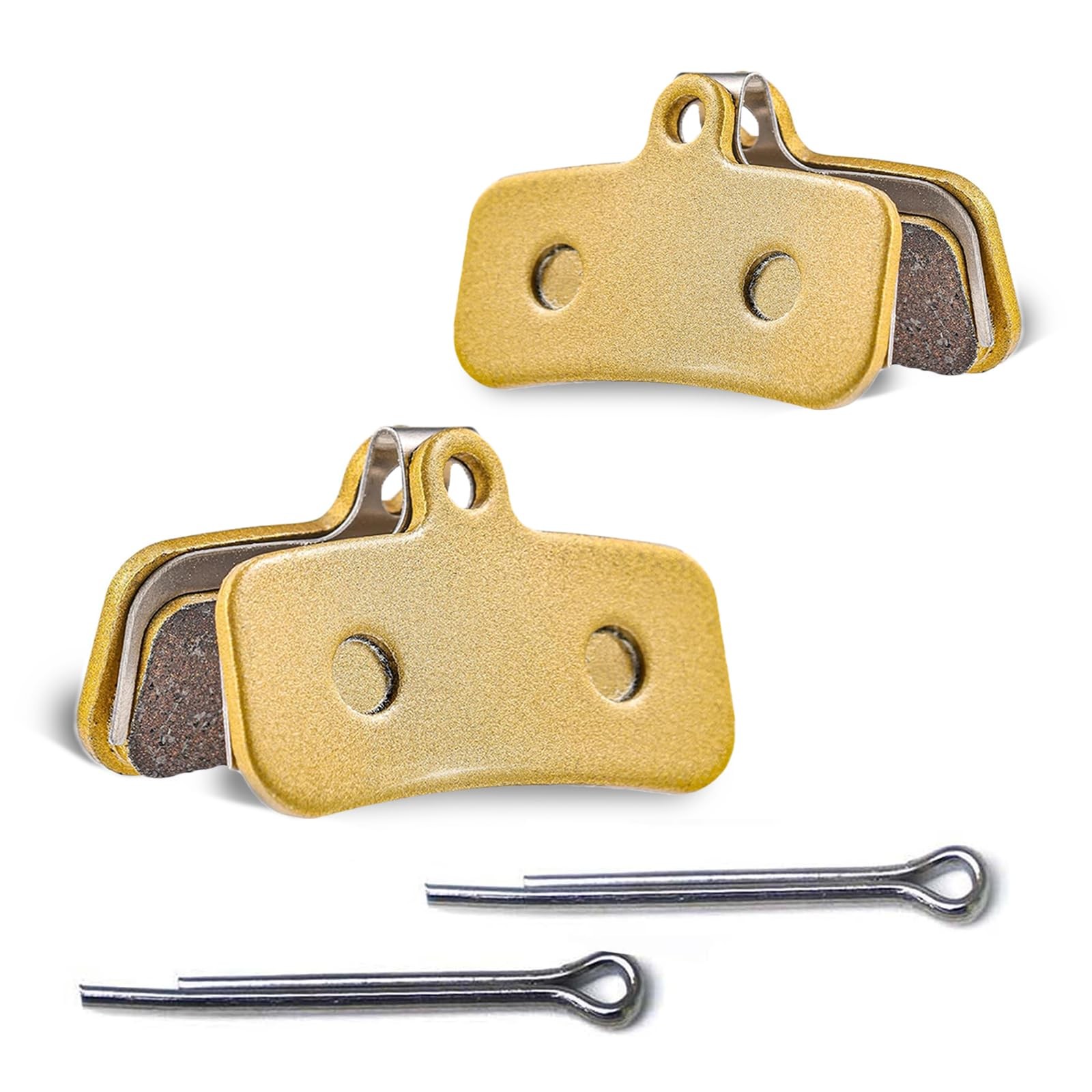 2 Packs Replacement Genuine Front and Rear Basin Brake Pads for Sur 2 Pack