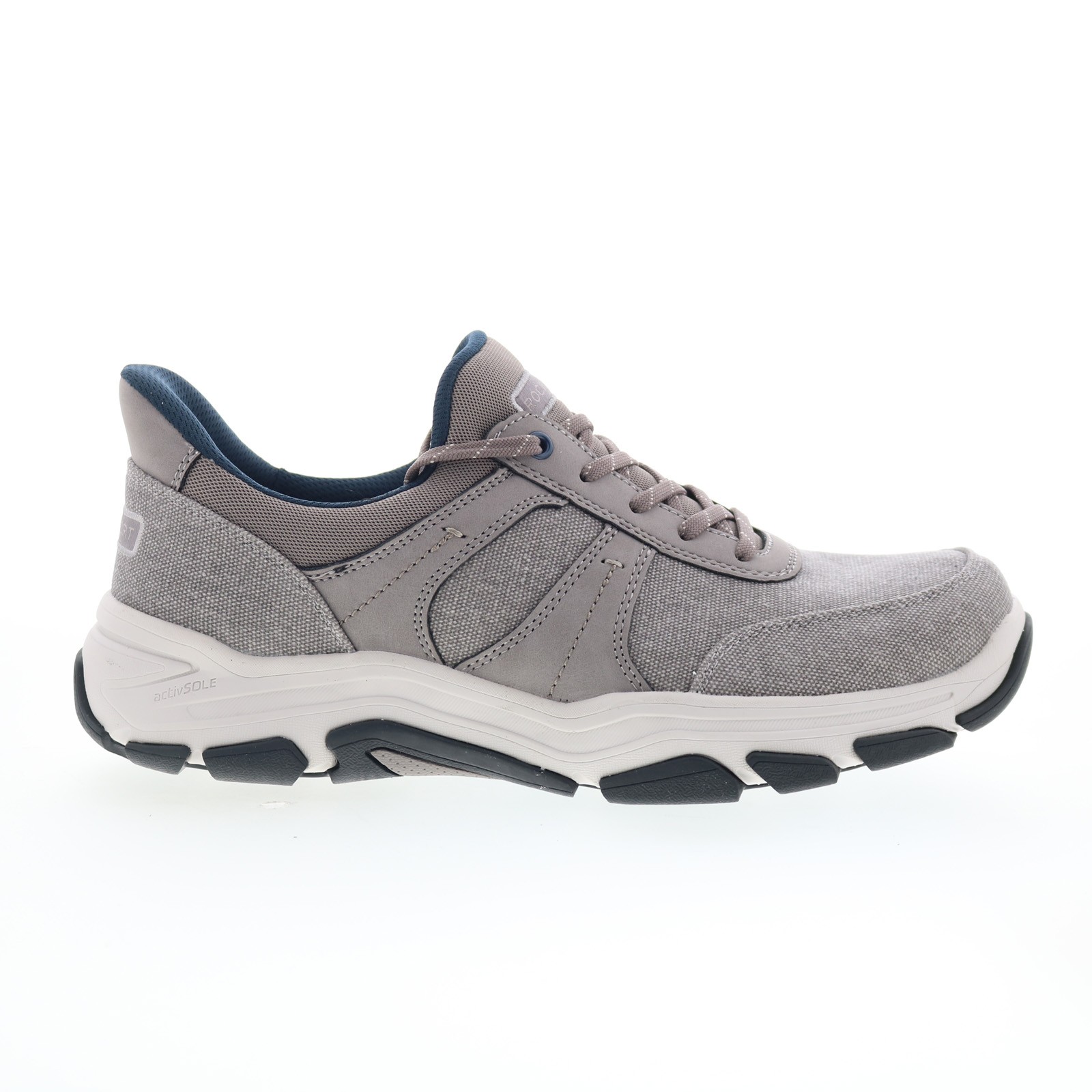 Rockport Rhett 2 RMRHETT2 Mens Gray Canvas Lifestyle Sneakers Shoes