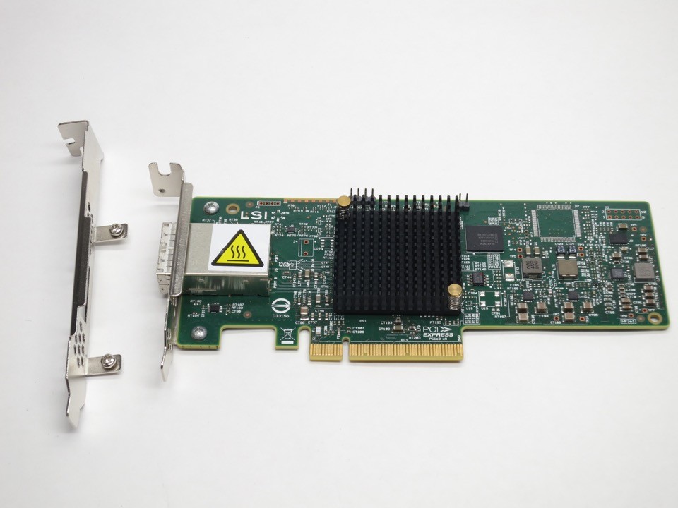 BROADCOM/LSI 9300-8E SAS/SATA 12Gb/s 8P  LSI00343 H5-25460-00 HBA