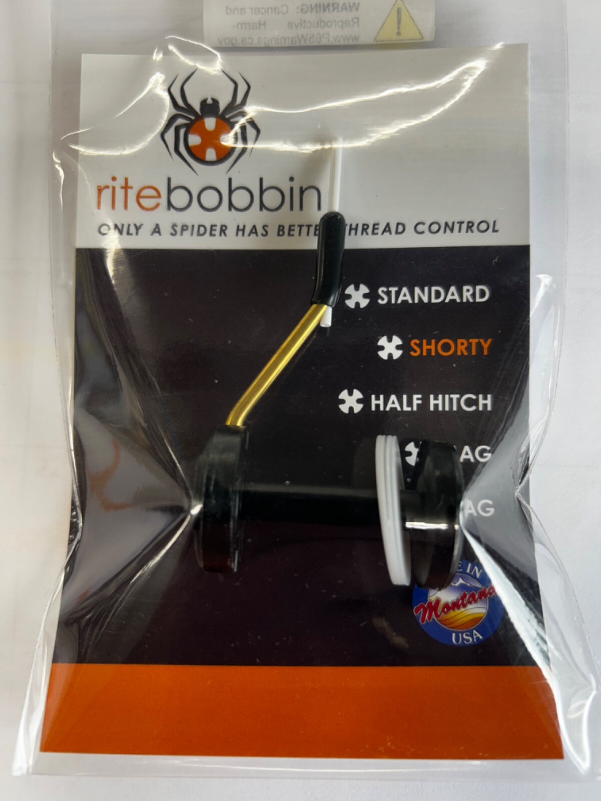 RITE BOBBIN - MAG- FLY TYING TOOL - MADE IN THE USA -