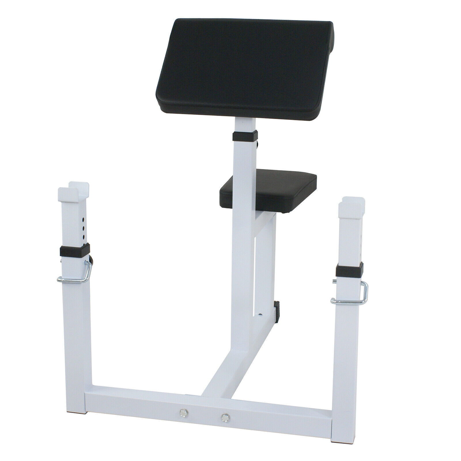 Adjustable Commercial Preacher Seated Dumbbell Arm Curl Weight Bench  Home Gym
