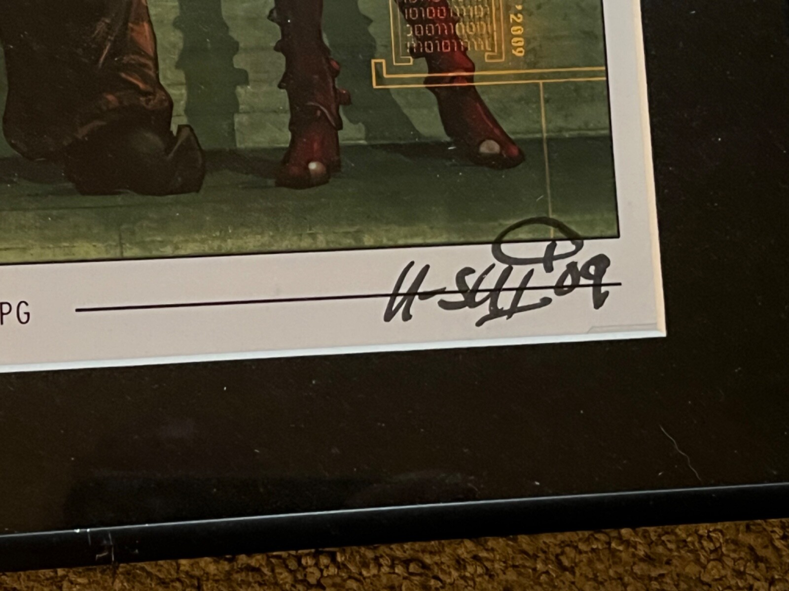 Shadowrun RPG Metatypes Suspects Framed Picture Signed By Klaus Scherwinski