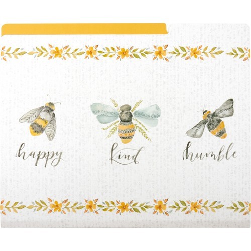 Happy Kind Humble File Folders, Set of 6