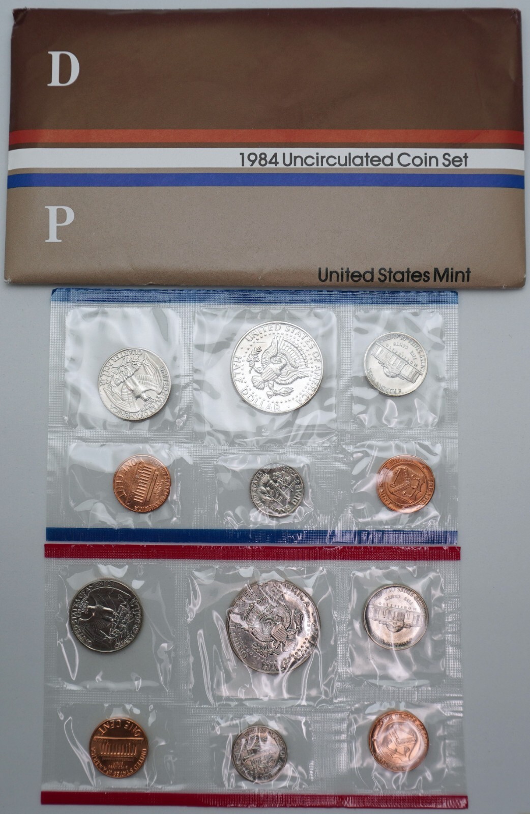 1984 - P&D Uncirculated US Mint Coin Set in OGP
