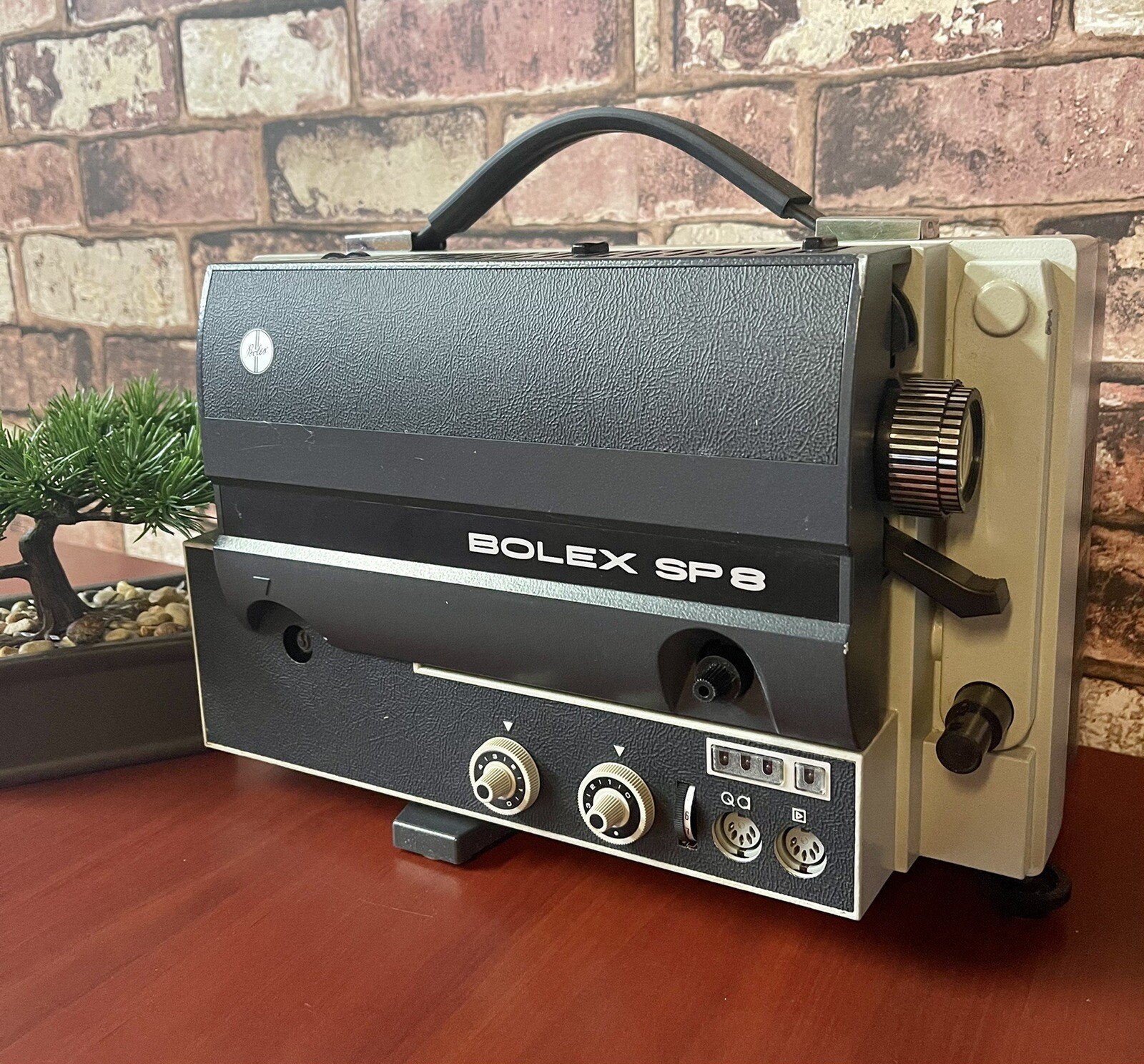 Film Projector Super 8 Bolex SP8 for Digitization Spare Parts Not Tested