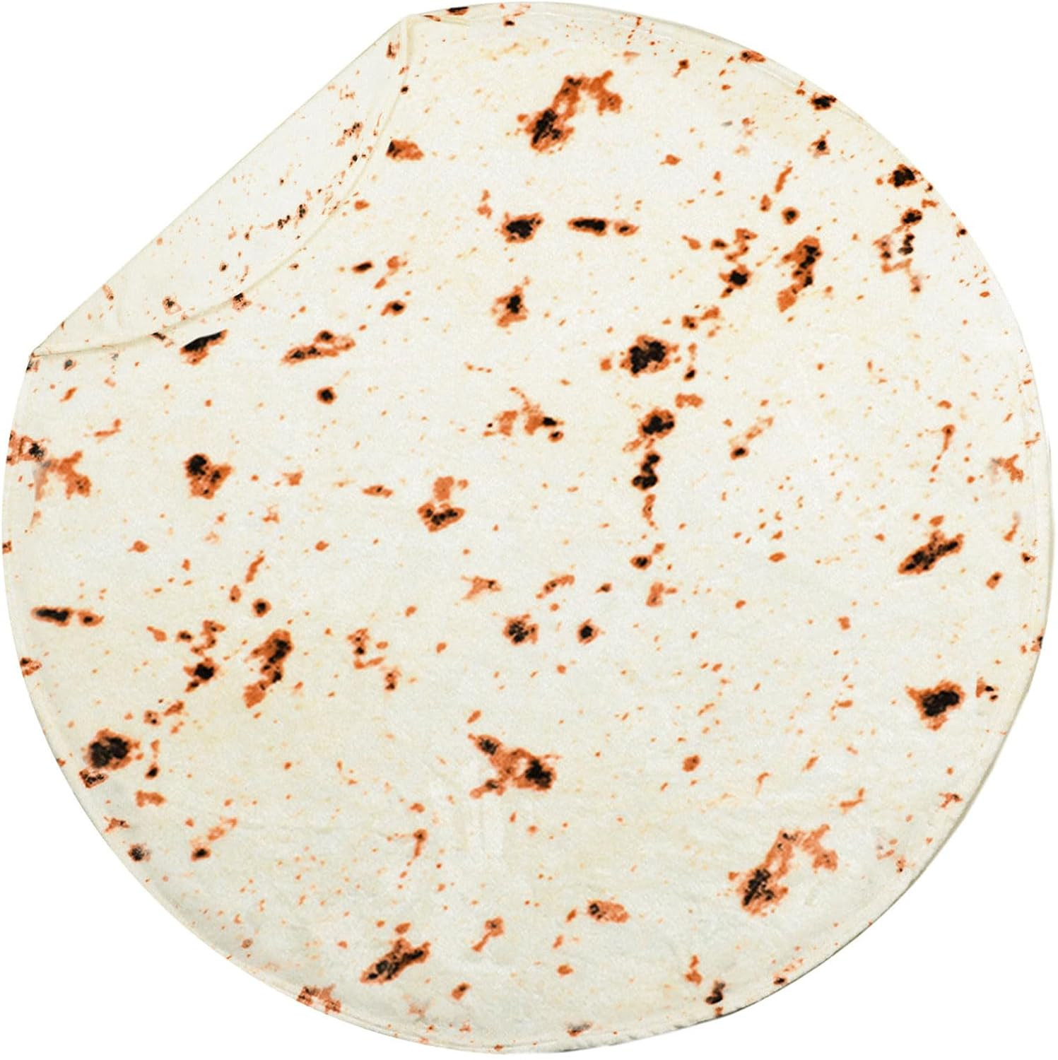 Large Tortilla Burritos Wrap Blanket for Adults and Kids, Novelty Funny Realisti