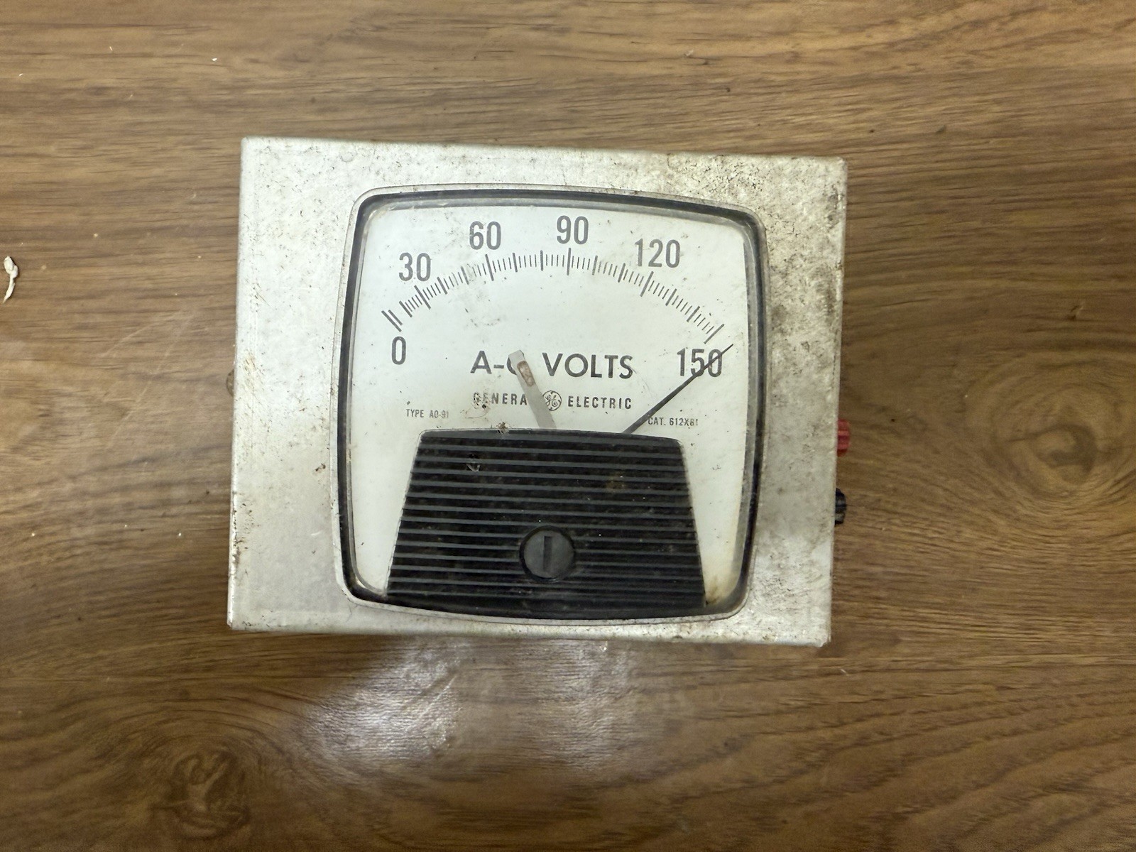 GE AC Voltmeter 171031PZSJ Range: 0-600V Used Untested Unit