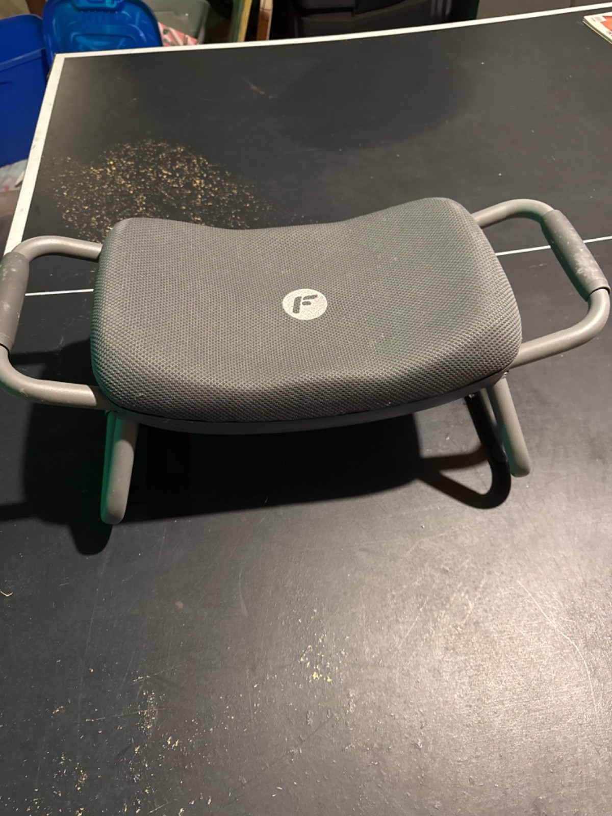 aerobic exercise, fitness step bench with padded top in excellent condition