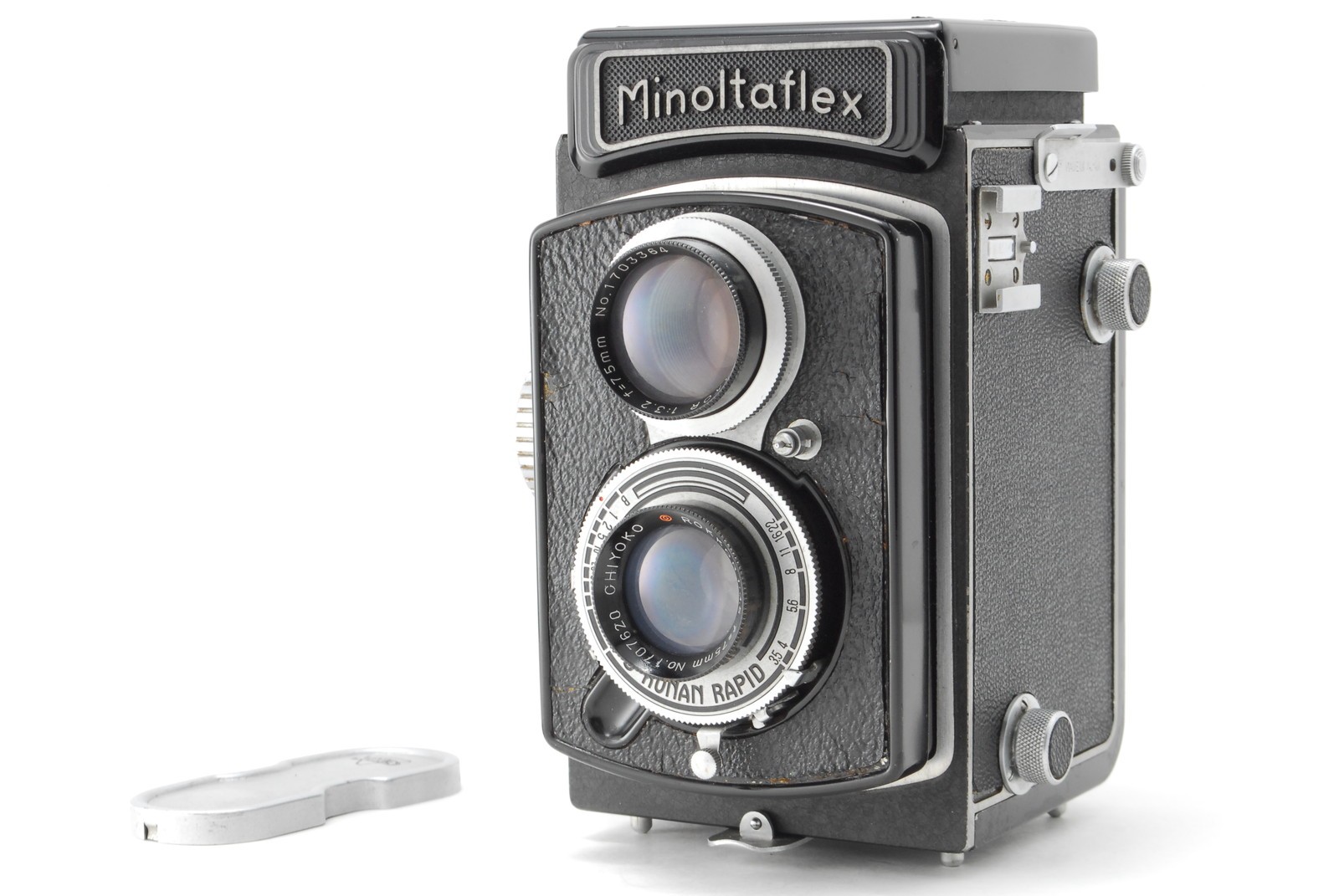 [Exc+5] minolta Minoltaflex CHIYOKO ROKKOR 75mm F/3.5 TLR from JAPAN #009