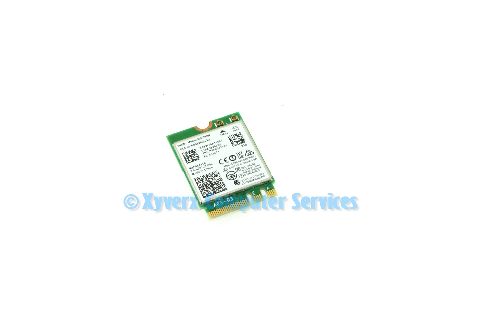 8SSW10A11647 00JT481 8260NGW LENOVO WIRELESS BLUETOOTH CARD EDGE 2-1580 (CA72)