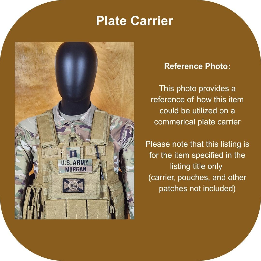 Florida State Flag Patch; Subdued Coyote Brown OCP; Hook Fastener Tactical Patch