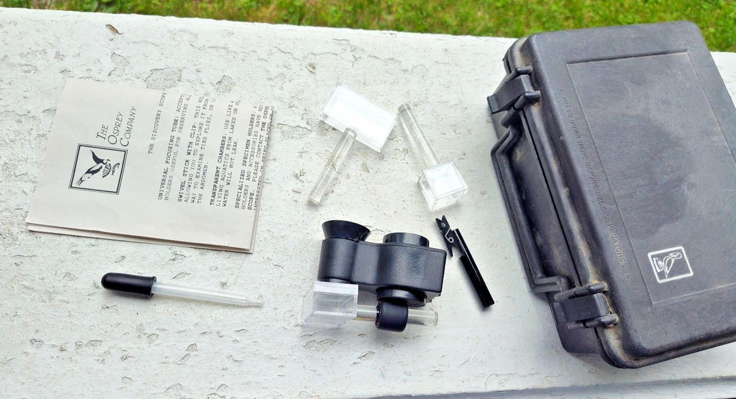 Osprey company Discovery Fishing Fly Scope in Pelican Case