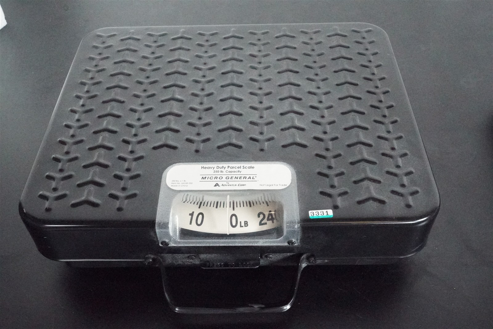 Micro General MG50-250 Heavy Duty Parcel Scale 250 Lbs Capacity