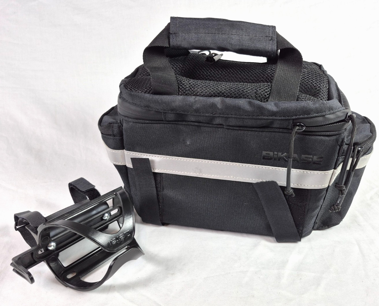 BiKASE Kool Pak Insulated Trunk Handlebar Bag with Straps + Water Bottle Holder