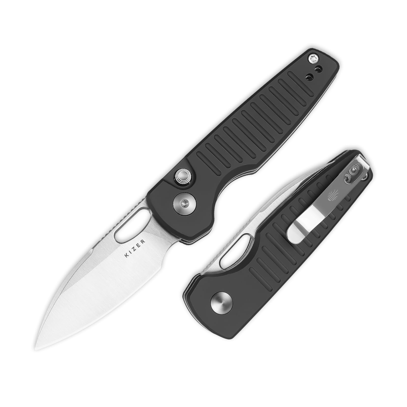 Kizer Parakeet Folding Knife 2.46" Nitro-V Blade Aluminum Handle V2706A4