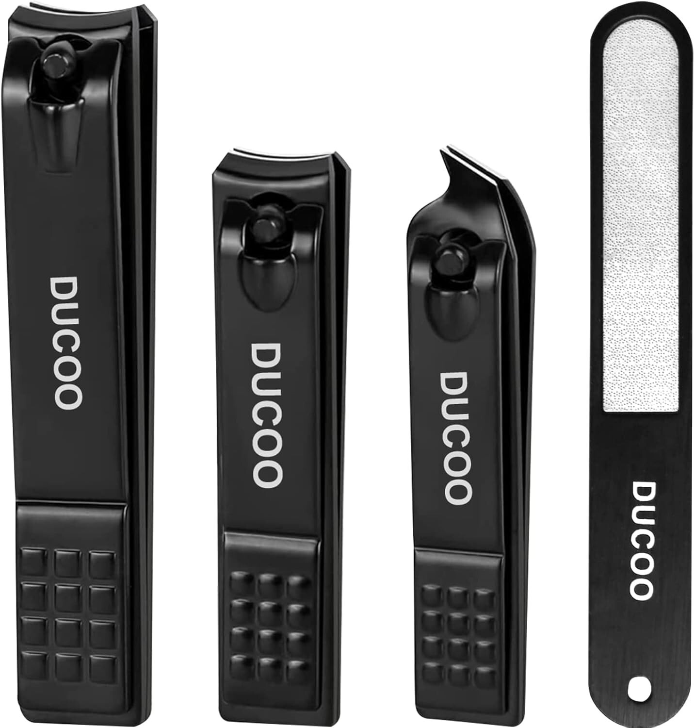 Nail Clipper Set, Sharp Stainless Steel Clippers For Men & Women,4 PCS Nail Clip